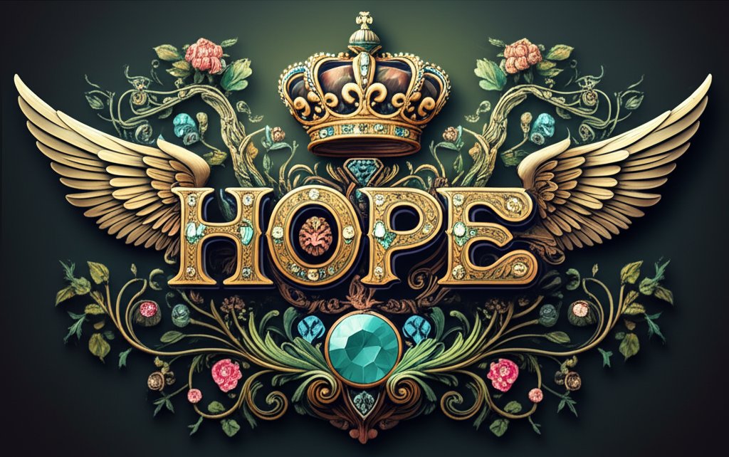 Baby names meaning hope: Adorable baby surrounded by hopeful, bright imagery.