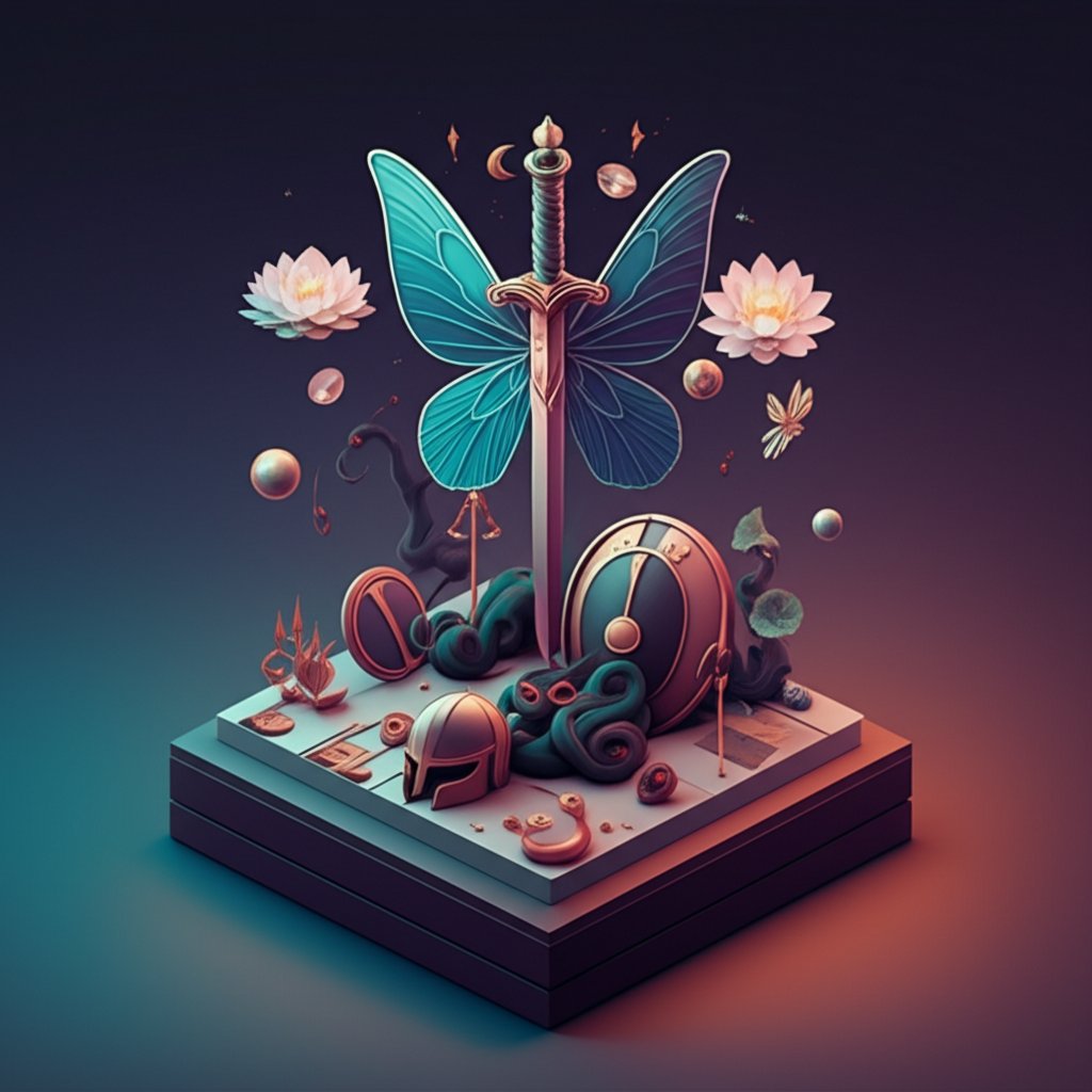 Powerful mythological goddesses of war, vengeance, and transformation.