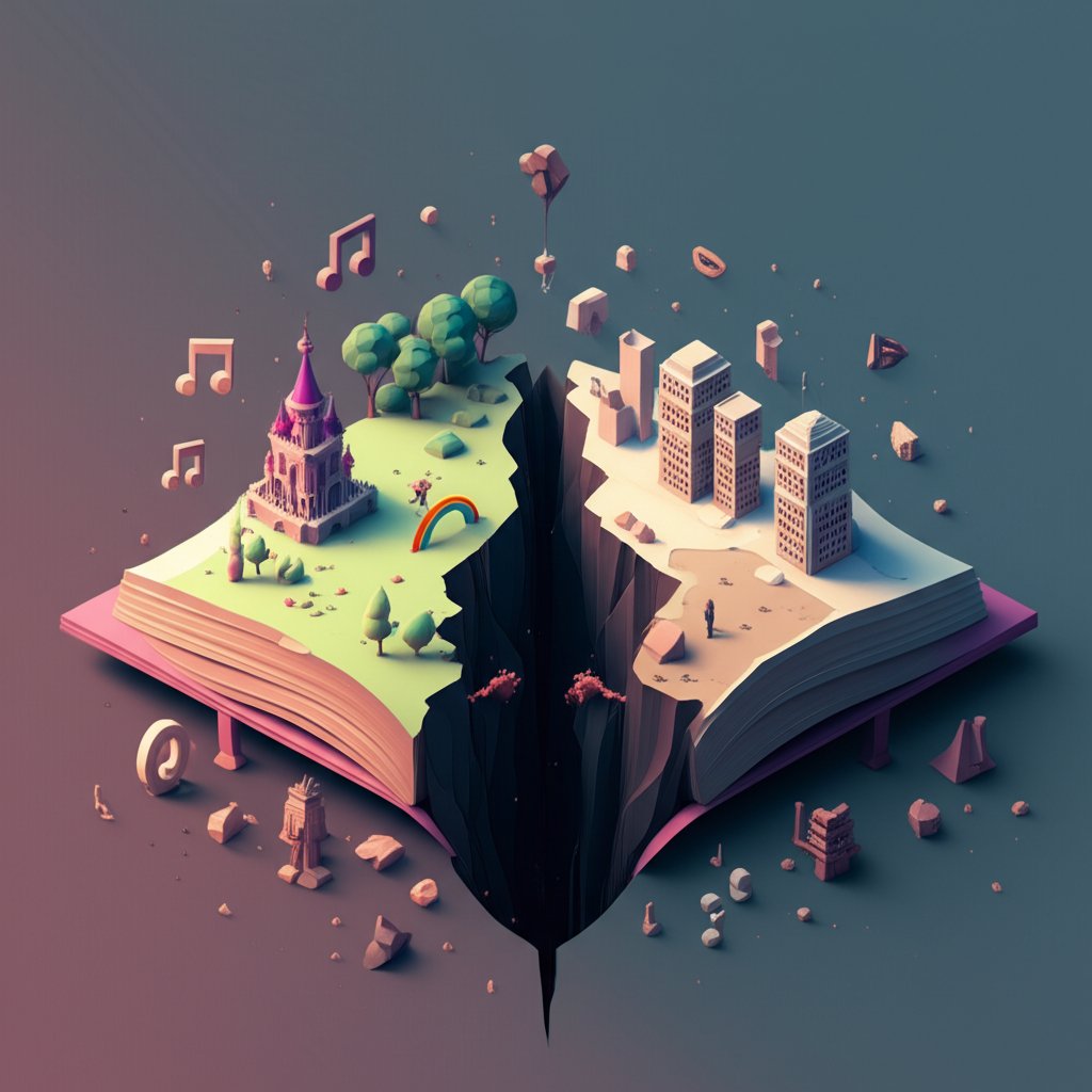 The cultural divide: names popular in fiction versus real-world usage.