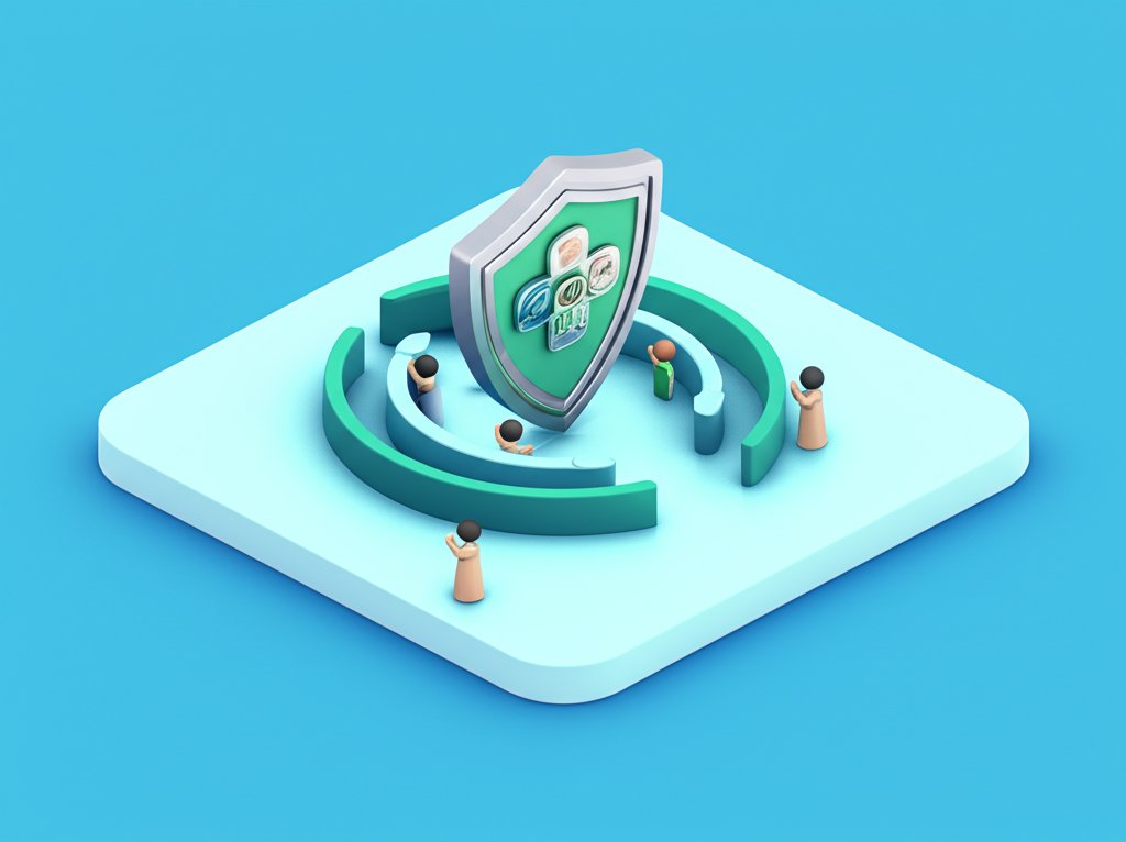 Stylized shield art depicting the powerful meaning and appeal of guardian names.